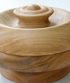 Bowl with Larch Resin